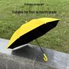 Children's Waterproof Rainbow Umbrella: Solid Color, Fresh Style, Sunscreen, Automatic, Long Handle