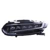 Suitable for 10th-generation Accord: LED Lens Headlight Assembly with Running Horse DRL and Streamer Turn Signal.