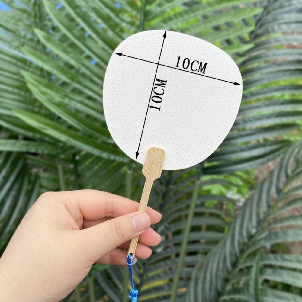 Мини-групповой веер Xuan бумажный веер двухсторонний пустой маленький веер расписанный вручную креативный веер DIY лакированный веер ручной веер рукоделие