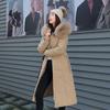 Winter Cotton-Padded Puffer Parkas Women Long Thicken Warm Hooded Coat Zipper Down Cotton Coat Plus Size