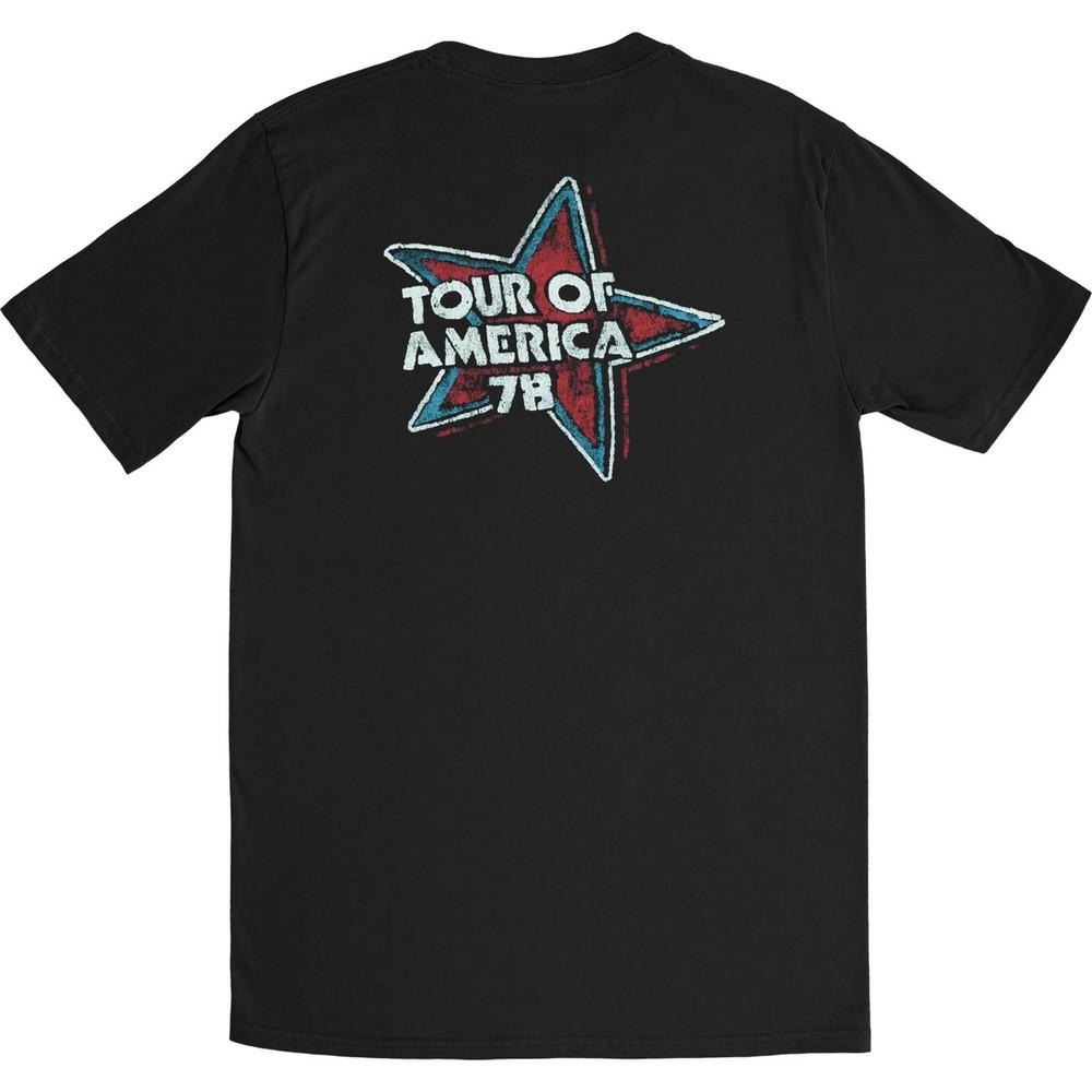 The Rolling Stones Unisex Adult Tour Of America Â´78 Back Print T-Shirt