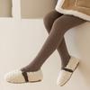 Children's Fleece Thickened Tights Autumn Winter New Warm Kids Leggings Simple Student Princess Dance Teenage Pantyhose 5-12Year