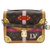 Pochette Metis Shoulder Bag Summer Trunk Brown Monogram Canvas Women Used