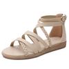 Women's Casual Sandals Bohemian Sandals Summer Plus Size 41-43 Summer Woven Roman Sandals JZJ-1477-7