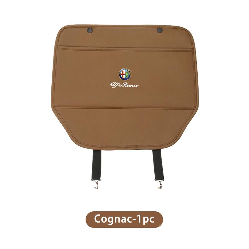 Car Seat Back Anti-kick Pad Protector Mat Anti Scratch Organizer For Alfa Romeo 159 Giulietta 156 147 Giulia Mito GT Stelvioxya563