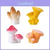Creative Simple Realistic Mini Mushrooms Diy Succulent Garden Decor Resin
