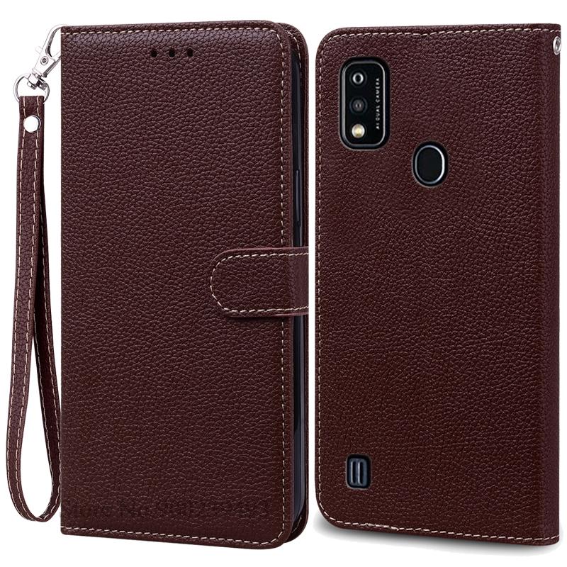 A51 Case For ZTE Blade A51 Case Soft Silicone Leather Flip Wallet Case For ZTE Blade A51 Case Back Cover Coque Fundas Etui