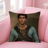 Actor DDylan OBrien Cushion Cover Natural Linen Pillow Case DoubleSided Print Decorative Sofa Pillowcase Home Decor Gift
