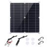 Portable 300W Solar Flexible Panel Kits Monocrystalline Silicon Solar Panel with 60A Controller Dual USB Charging Port DC5521