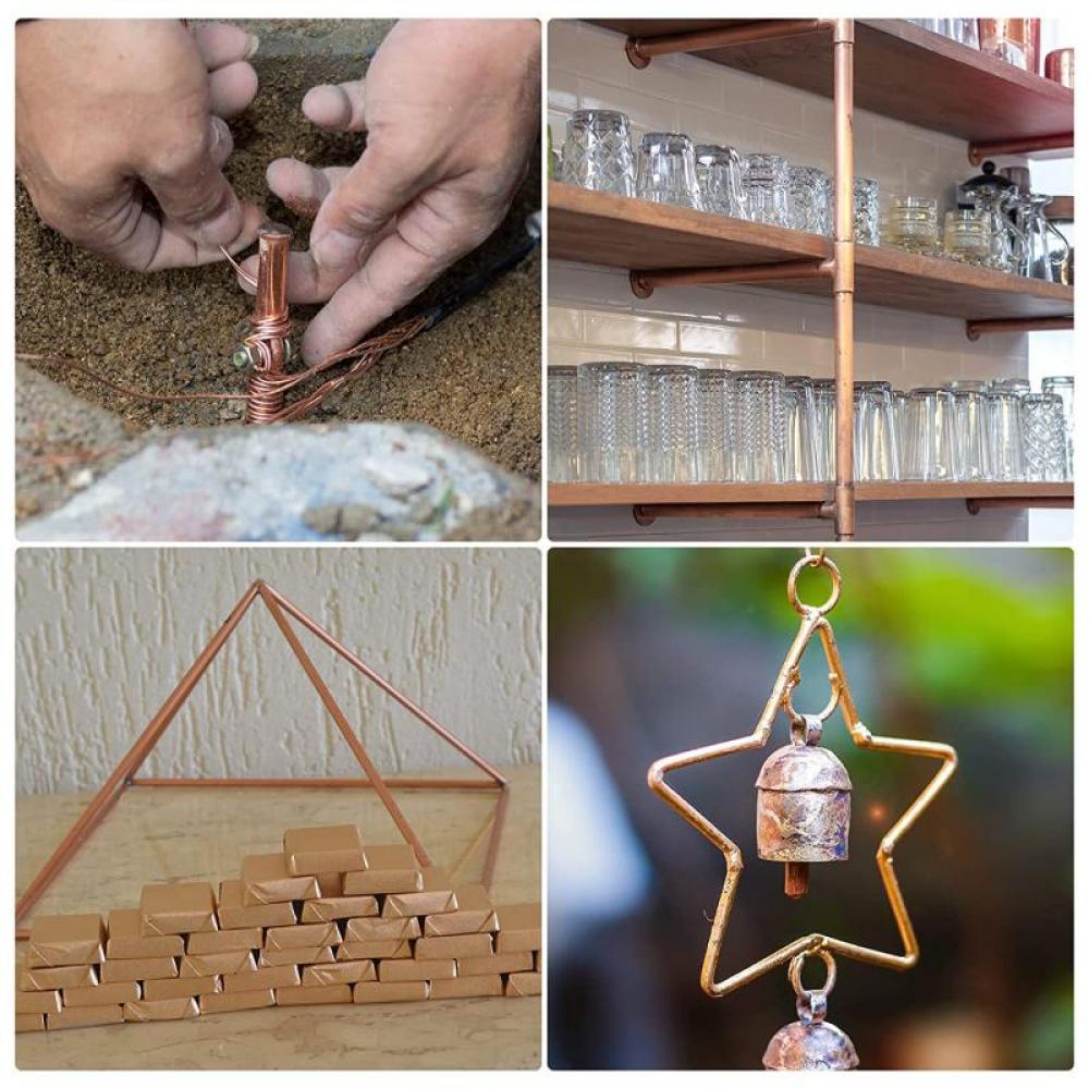 1/5 шт. диаметр 3-30 мм T2 красный медный круглый стержень твердые детали токарный станок режущий инструмент металл для пробойников различные валы DIY ремесленная модель L:50мм-300мм