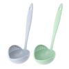 2-In-1 Long Handle Soup Ladle with Strainer Soup Spoon Essential Kitchen Tool for Cooking And Serving Hot Soups
