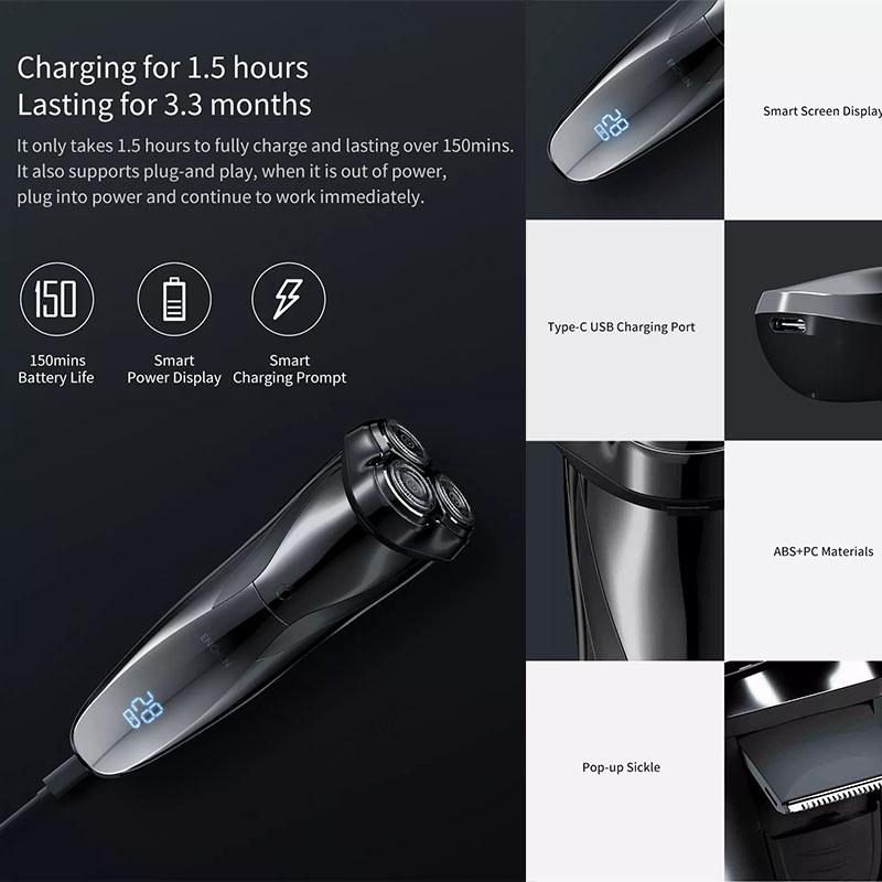 Электробритва Xiaomi Enchen BlackStone 3Pro