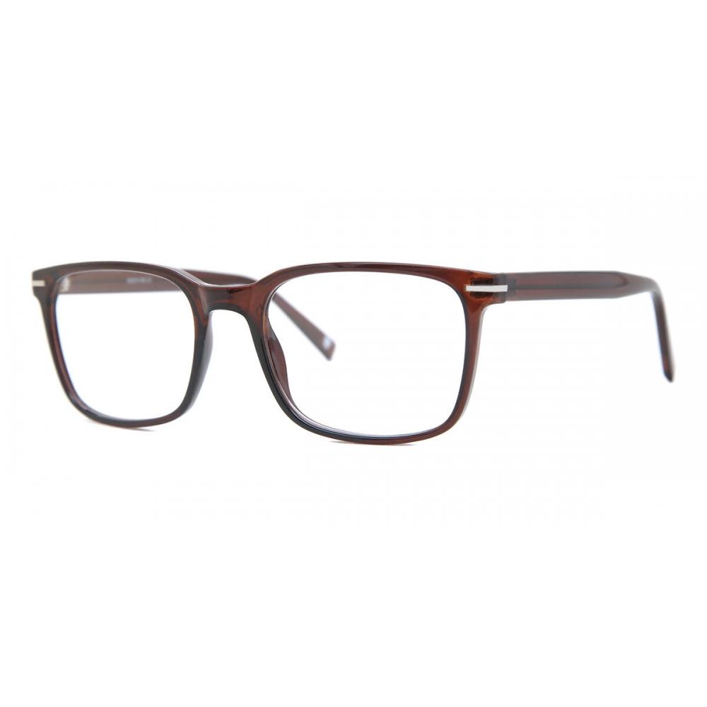 Full Rim Square Dark Brown Smartbuy Collection Forillon Cp119d Fashion Unisex Eyeglasses