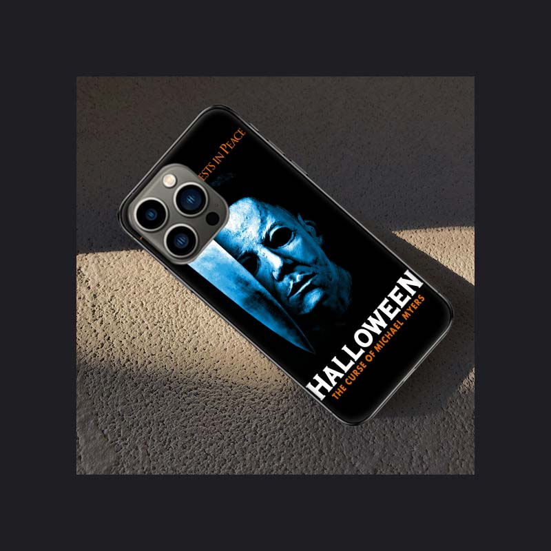 Halloween The Curse Of Michael Myers Horror Movie Phone Case For Apple Iphone 16 15 Plus Soft 13 12 Mini Cover 11 14 Pro Max Cap