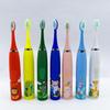 Children's Electric Toothbrush 3 To 12 Years Old Teeth Cleaning Care Oral Bacteria 6 Replacement Brush Heads USB Charging