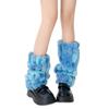 Colorful Plush Leg Warmer Sweet Cool Foot Cover New Calf Sleeves  Girls