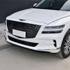 Коля Крышка значка переднего эмблемы совместима с 2021 2022 2023 2024 Genesis GV80 Аксессуары Центральное крыло капота Эмблема Логотип Молдинг отделка (Черный глянцевый)