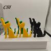 Забавный настольный аксессуар, 3D-печатный крючок в виде собаки/кошки, Компактный декоративный дверной интерактивный крючок в форме кошки, Вешалка-украшение в форме питомца для гостиной