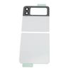 Flip Phone Back Cover Replacement with Pre Installed Tape Camera Lens Tools Back Glass Housing Door