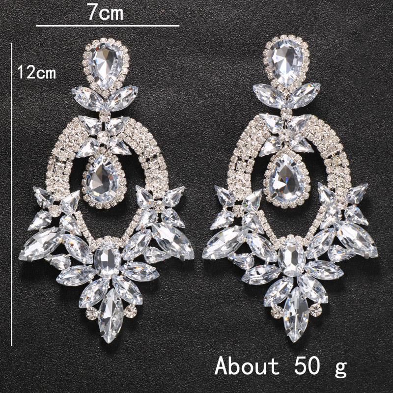 Stonefans желтые серьги-капли с кристаллами, роскошные ювелирные изделия для женщин, висячие серьги с преувеличенными стразами, аксессуары для ушей королевы