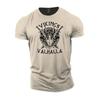 Summer Viking Casual Fashion Printed Tough Guy Men's T-shirt Outdoor Sports Short Sleeve Oversized Loose Wide Quick Dry Shirt