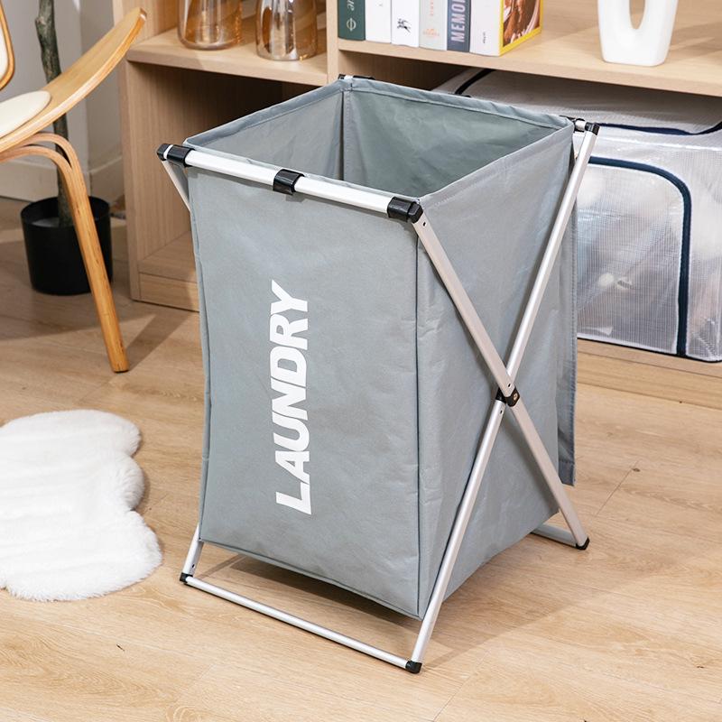 Foldable Waterproof Laundry Hamper with Handles - Oxford Cloth and Aluminum Frame