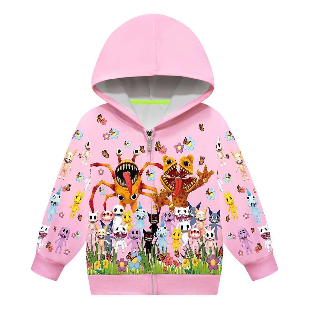 79086 Kids Boys Girls Game Animal Hospital Hooded Zipper Long Sleeves Jacket