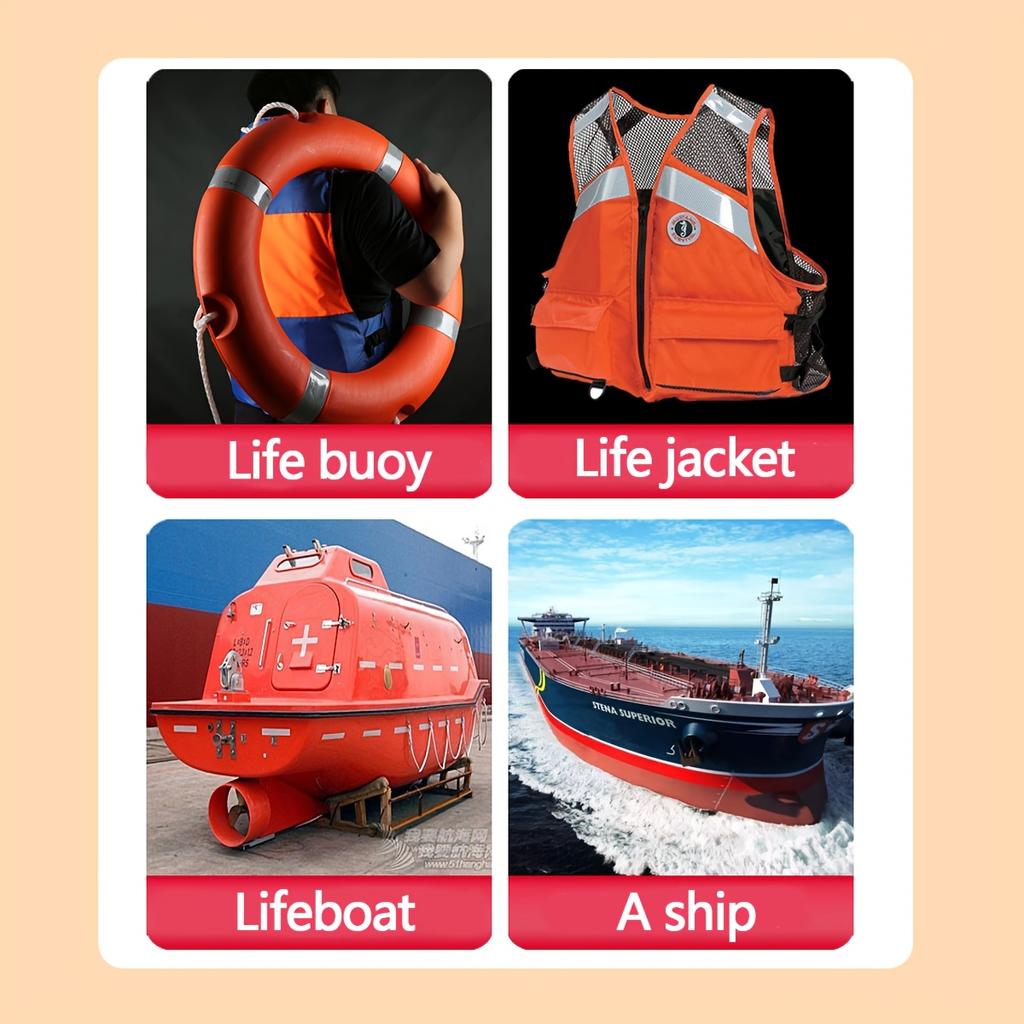 Maritime film SOLAS grade reflective tape for ships, eye-catching safety warning, silver white waterproof super reflective