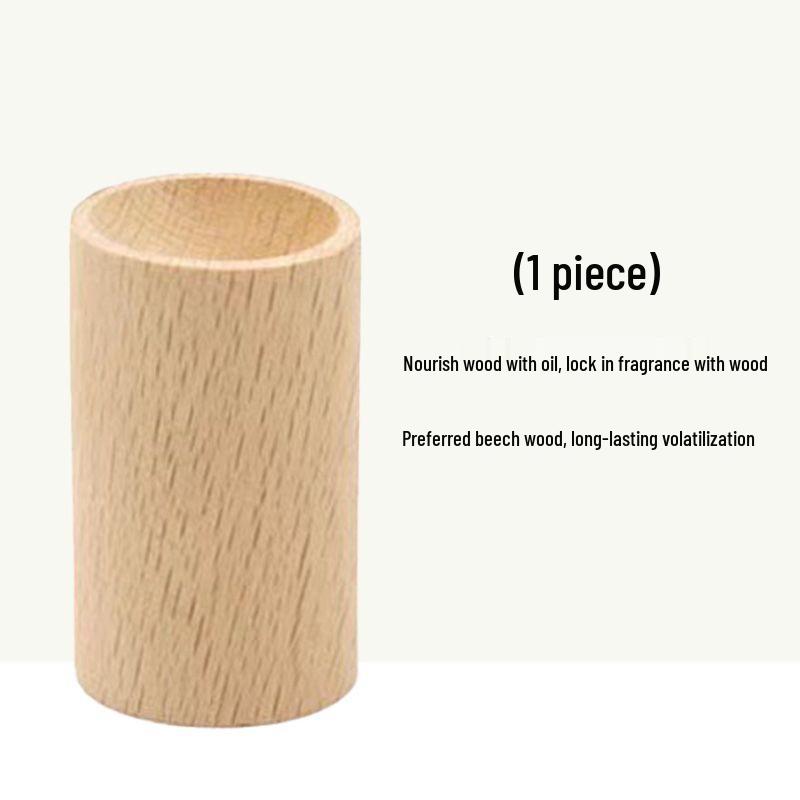 Wooden Cylindrical Mosquito Repellent Diffuser - Long-lasting Scent for Bedroom, Wardrobe, or Car