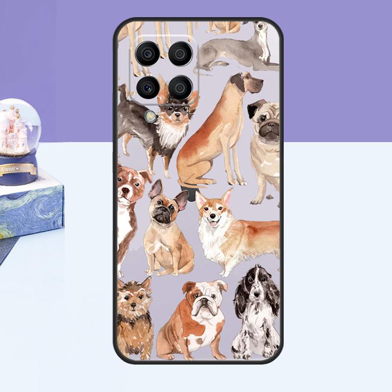 Чехол с рисунком французских бульдогов и биглей для Samsung Galaxy M31 M51 M32 M52 M12 M13 M23 M33 M53 M14 M34 M54 M30s M31s M20