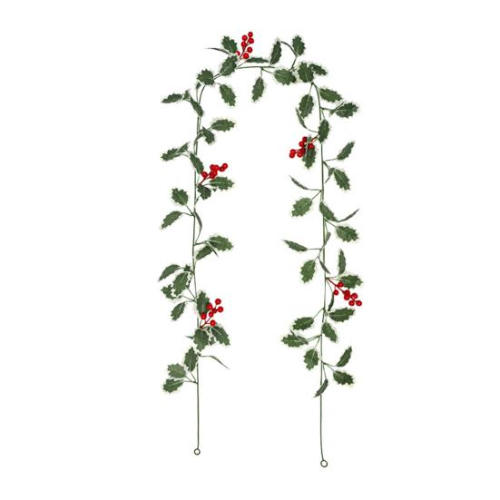 Имитация Рождественской ротанговой лозы Не требующий ухода Искусственный ивовый венок с гирляндой из красных ягод Свадебная вечеринка Домашний декор
