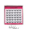 Segmented Individual Cluster Eyelashes Star Tree Glue Free False Eyelashes  Women