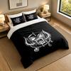 3Pcs Bedding SetMotorhead Soft Bed Sheet and Two Pillowcases Home Bedroom Decor