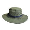 Summer thin outdoor hiking hat men's and women's quick-drying sun hat western denim drawstring bucket hat