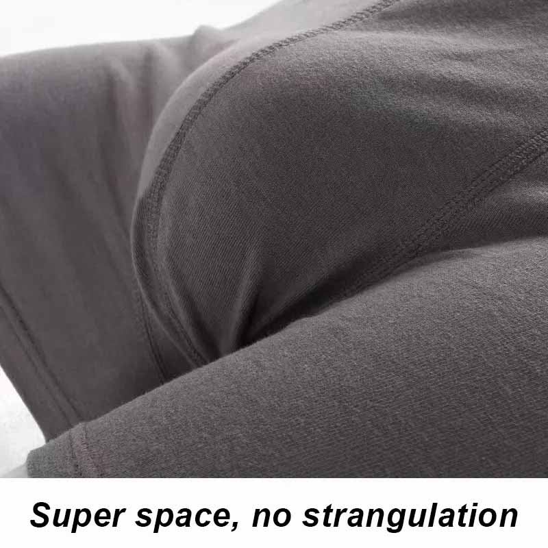 Мужские шорты-боксеры из 100% хлопка, однотонные свободные дышащие шорты-боксеры, впитывающее пот нижнее белье на талии