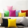 Solid Color Cushion Cover Elastic Throw Pillow Case For Sofa Car Home Decorative Pillowcase Pillow Cover Decoration