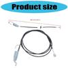 946-04229B Трос привода сцепления для снегоуборщика Troy Bilt Yard Machines Yard Man 2-ступенчатого 746-04229 746-04229B 946-04229
