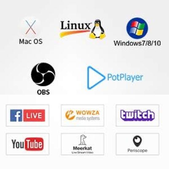 Карта захвата TreasLin, USB 3.1, Устройство захвата HD видеоигр 1080P 60fps с входом IC, Совместимо с Win7 8 10 Mac Linux OBS Youtube