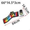 Flexible Roll-up Electronic Piano Foldable Children's Hand-held Keyboard Music Holiday Gift
