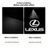 Для Lexus LS LC RZ IS350 CT200h GX460 LX570 RX500h NX300 LM ES300 2 шт. Беспроводные светодиодные проекторы логотипа приветствия на двери автомобиля Аксессуары