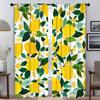 Watercolor Flower Curtains for Living Room Curtain for Room 2 Panel Home Interior Curtains Halloween Decoration Shades Partition