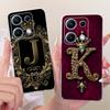 Для Xiaomi Redmi Note 14S Чехол Роскошная Корона Буквы Чехол Мягкий Силиконовый Чехол для Телефона Для Xiaomi Redmi Note 14S Note14S Fundas Сумки