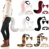 1 set Cat Tail Halloween Animal Cosplay Props Necklace Animal Cosplay Props  Cosplay