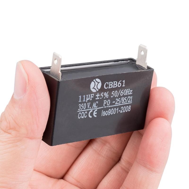 11мкФ/13мкФ 350В CBB61 Пусковой Конденсатор Конденсатор Потолочного Вентилятора Электрические Реле Питания Соединительный Конденсатор Долговечный