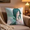 Чехол на подушку Saya No Uta Мягкий плюшевый чехол на подушку Двусторонняя печать и скрытая молния Для дивана Дома в машине
