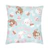 Чехлы для подушек Kawaii Bunny Sugarbunnies, диванные, домашние, декоративные, аниме, мультяшные, квадратные, 45x45