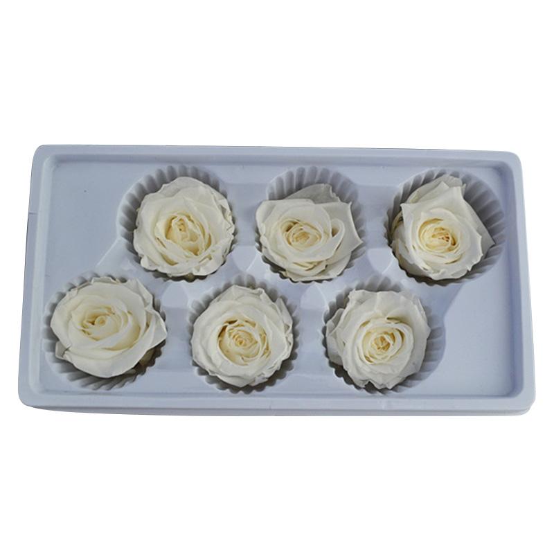 6 шт./кор. вечная жизнь цветок вечеринка декор роза цветок DIY консервированный подарок высокое качество День матери 5-6 см свадьба День святого Валентина