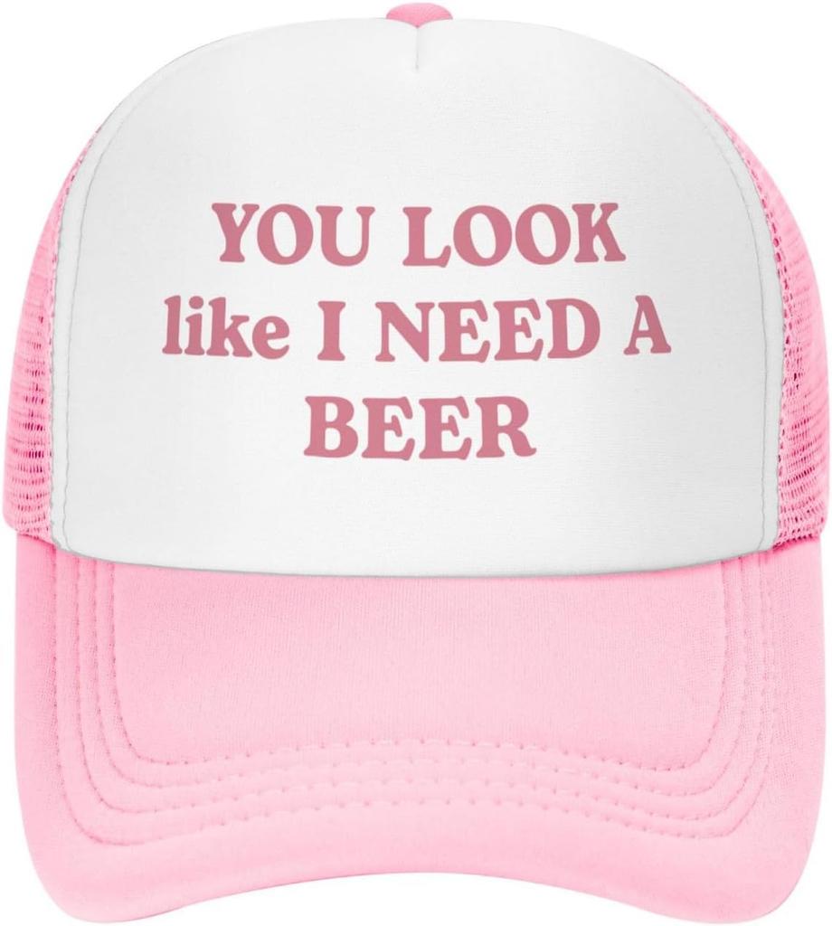 Funny Trucker Hats for Women Hot Pink Funny Gag Baseball Cap for Girls Women Men Hat