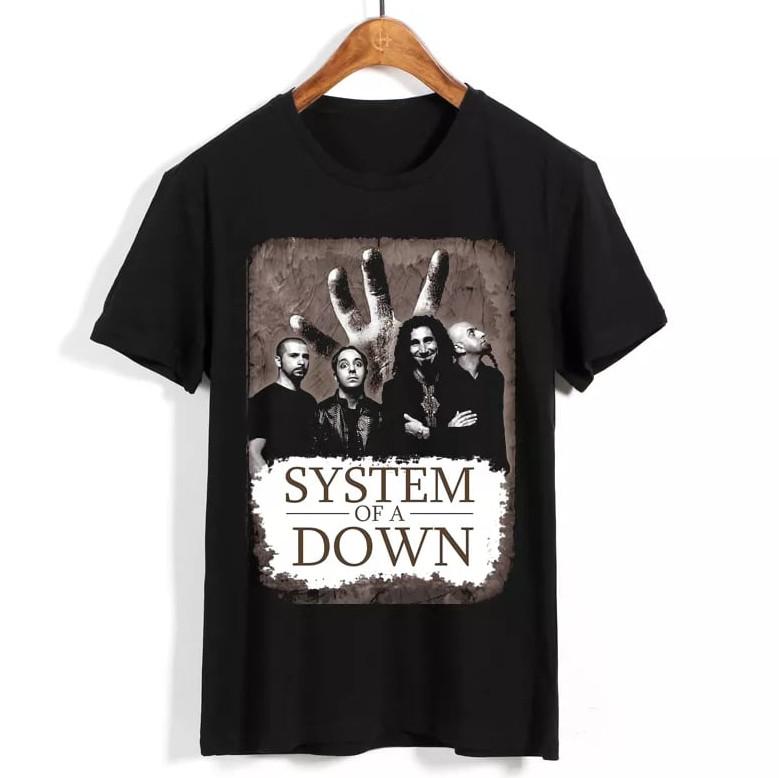 Группа System Of A Down На Концерте Хлопковая Черная S-5XL Унисекс Футболка DI055 Унисекс Футболка
