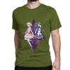 Мадока и Хомура Puella Magi Madoka Magica Мужская женская футболка Аниме Юмористические футболки Футболка 100% хлопок Принтованная одежда